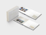 Wedding guest book - A5 landscape format - layflat - design 6