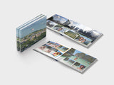 Lay flat travel photo album- A5 landscape format - design 7
