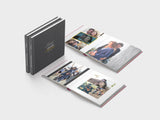anniversary photo album - small square format - Layflat