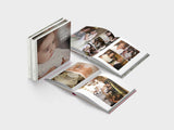 baptism photo book - small square format - soft paper