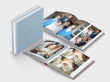 Baptism photo book - boy - square format - soft paper