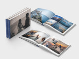 Wedding photo book - A5 landscape format - soft paper - design 7