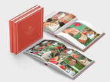 engagement photo book - square format - soft paper