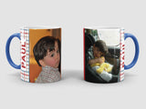 Baby's personalized photo mug - design 3