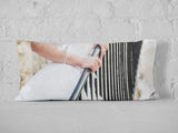 Personalized wedding photo cushion - design 3.