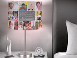 Personalized babies' photos lampshade - design 1.