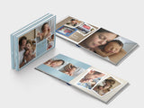 Newborn with family photo album - A4 landscape format - layfalt