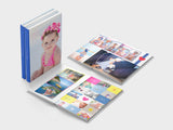 Lay flat travel photo book - A4 portrait format - design 3