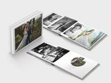 Wedding photo book - A5 landscape format - layflat -design 6