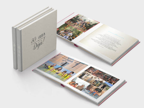 anniversary photo book - square format - Layflat