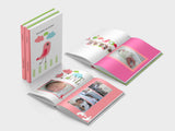 Newborn baby girl photo book - A4 portrait format - soft-paper