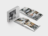 Wedding photo book - mini landscape format - soft paper - design 11