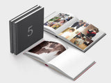 anniversary photo book - 5 years - square format - Layflat