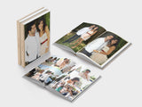 engagement photo book - A4 portrait format - soft paper