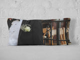 Personalized wedding photo cushion - design 4.