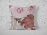 Personalized wedding photo cushion - design 1.