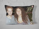 Happy birthday photo cushion - design 3