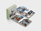 Soft paper travel photo book - mini square format - design 6