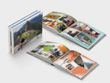 Travel photo book - A4 landscape format - design 4 - lay-flat